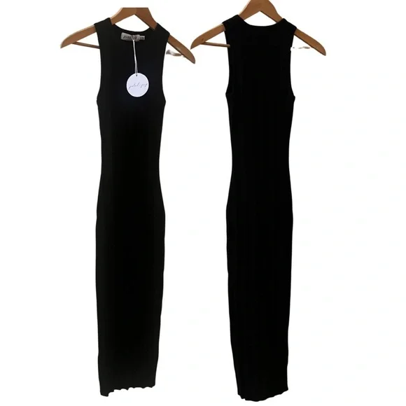 black bodycon dress xl Customer Sharvai In Our Off Shoulder Fur Bodycon Dress – Made For Her Label main image 0